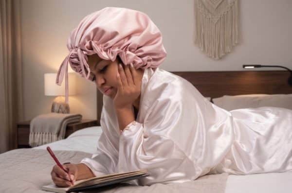 Bonnet en Satin Rose - Pana Beauty
